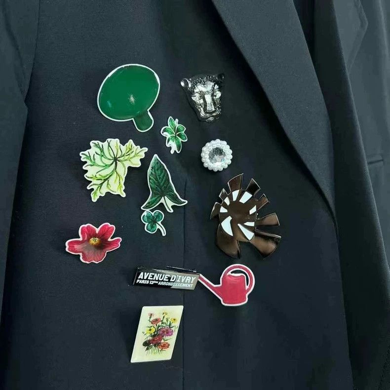 Song For The Mute Song For The Mute Badge suit jacket Size 50R - 4 Thumbnail