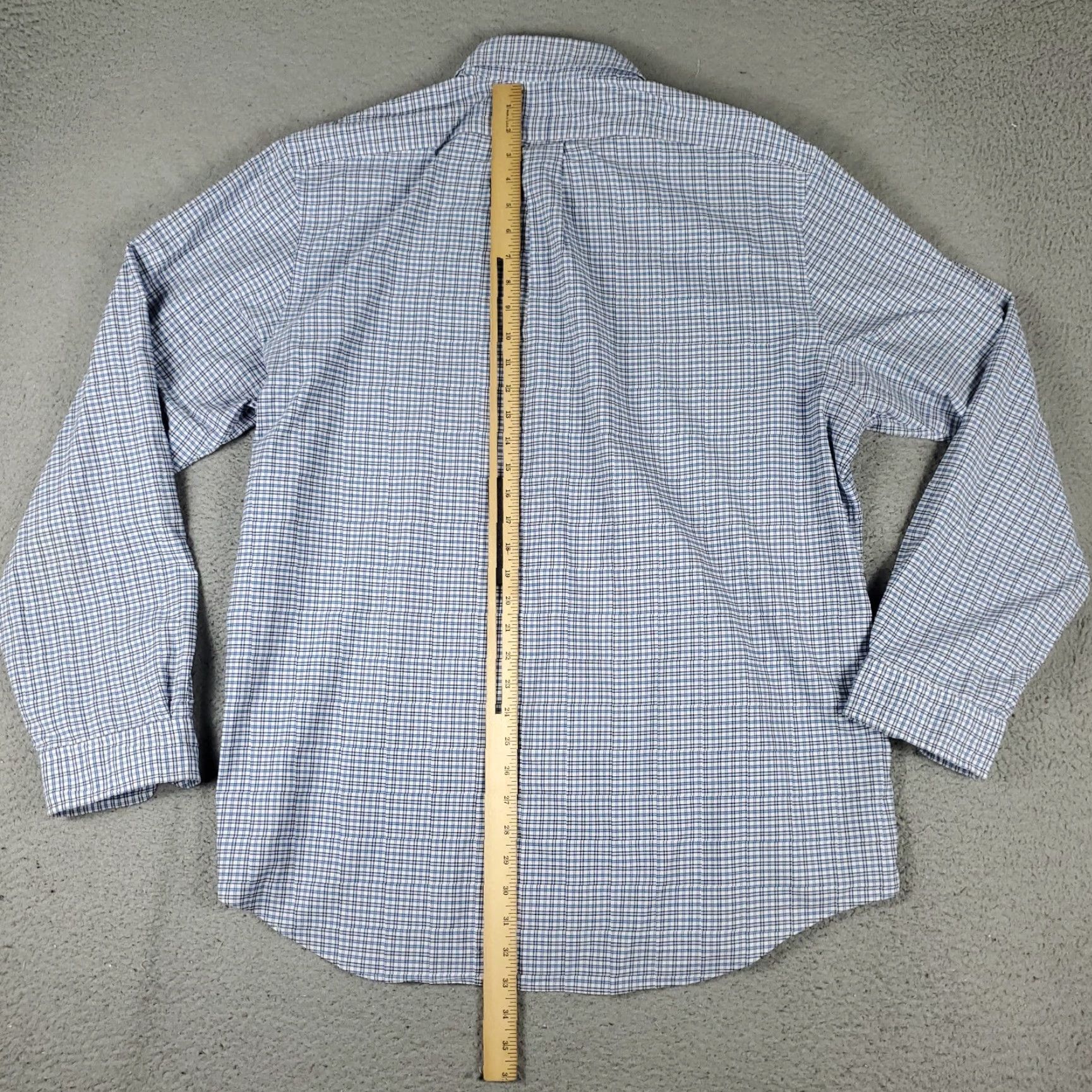 Ralph Lauren Ralph Lauren Blue Plaid Performance Button-Up Shirt Mens 2XL Long Sleeve Size US XXL / EU 58 / 5 - 7 Thumbnail