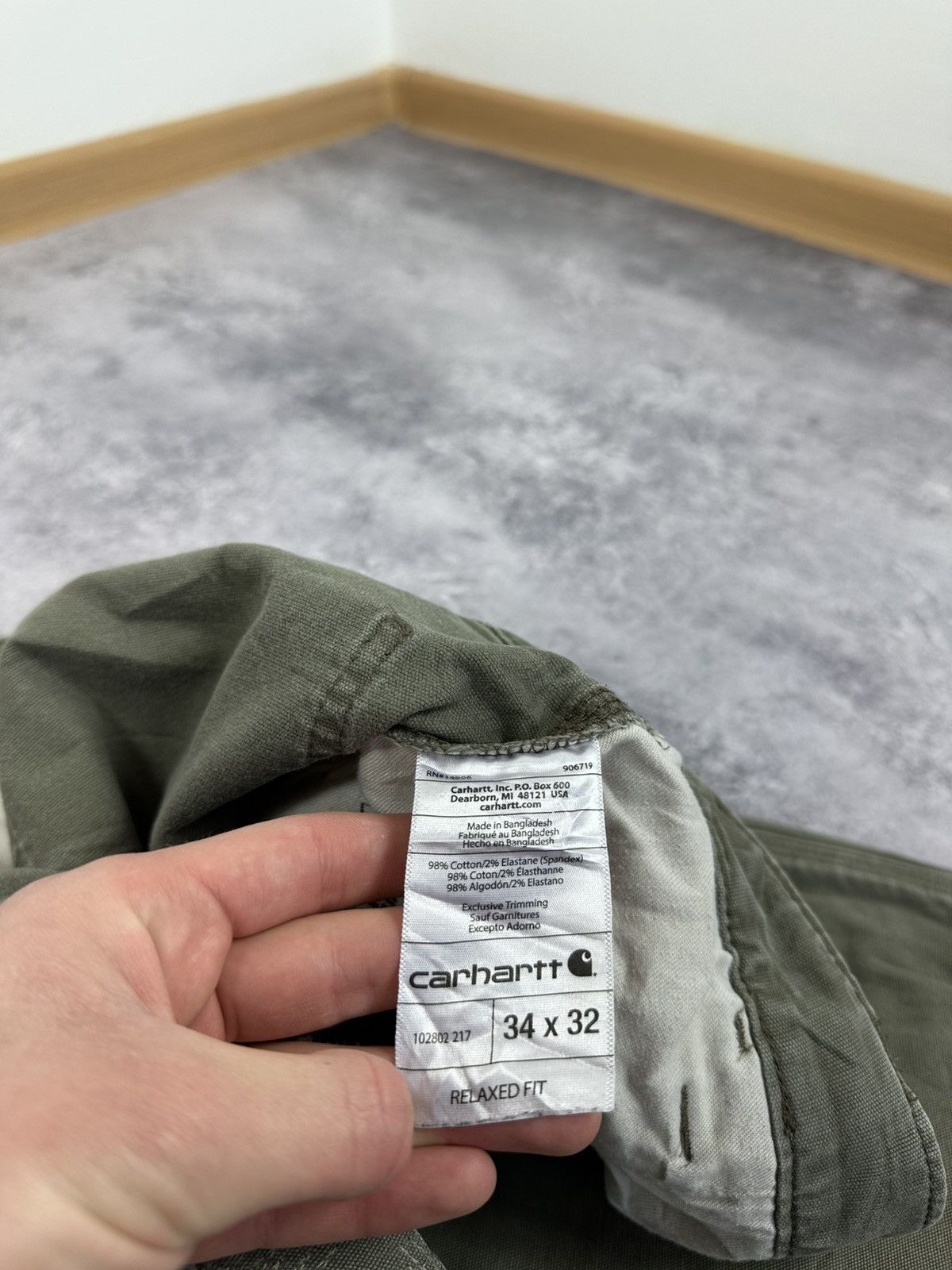 Carhartt Vintage Carhartt Double Knee Faded Khaki Y2K Carpenter Pants Size US 34 / EU 50 - 17 Thumbnail