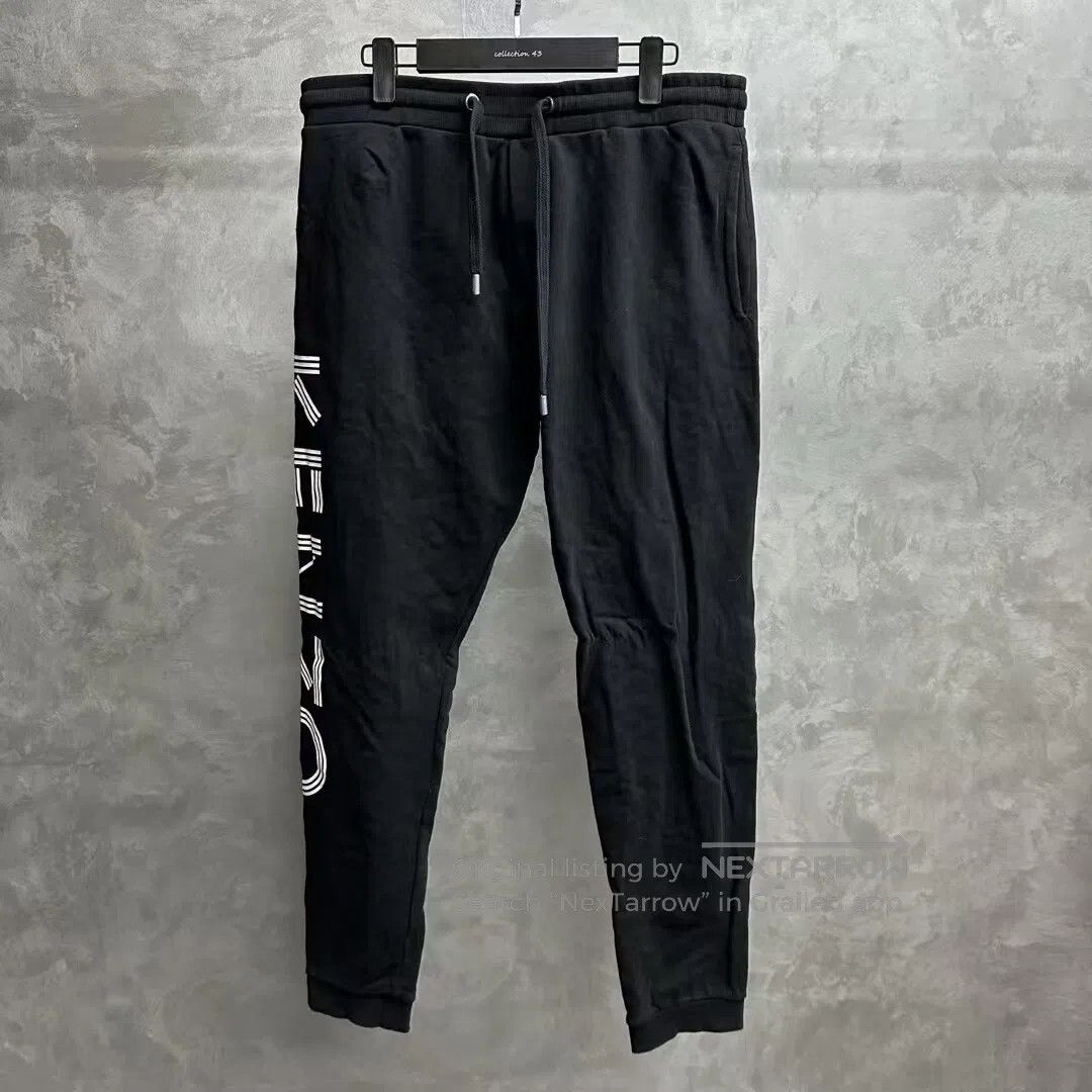 Kenzo kenzo size XL Letter-printed drawstring sports pants| Size US 34 / EU 50 - 1 Thumbnail