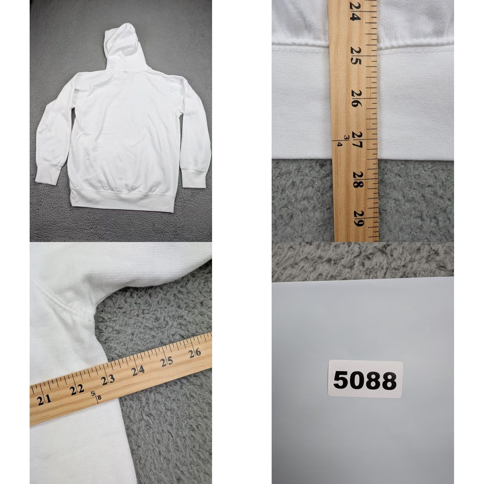 Crooks & Castles Crooks & Castles Hoodie Mens Large White Pullover Graphic Print Hooded Sweatshirt Size US L / EU 52-54 / 3 - 8 Thumbnail