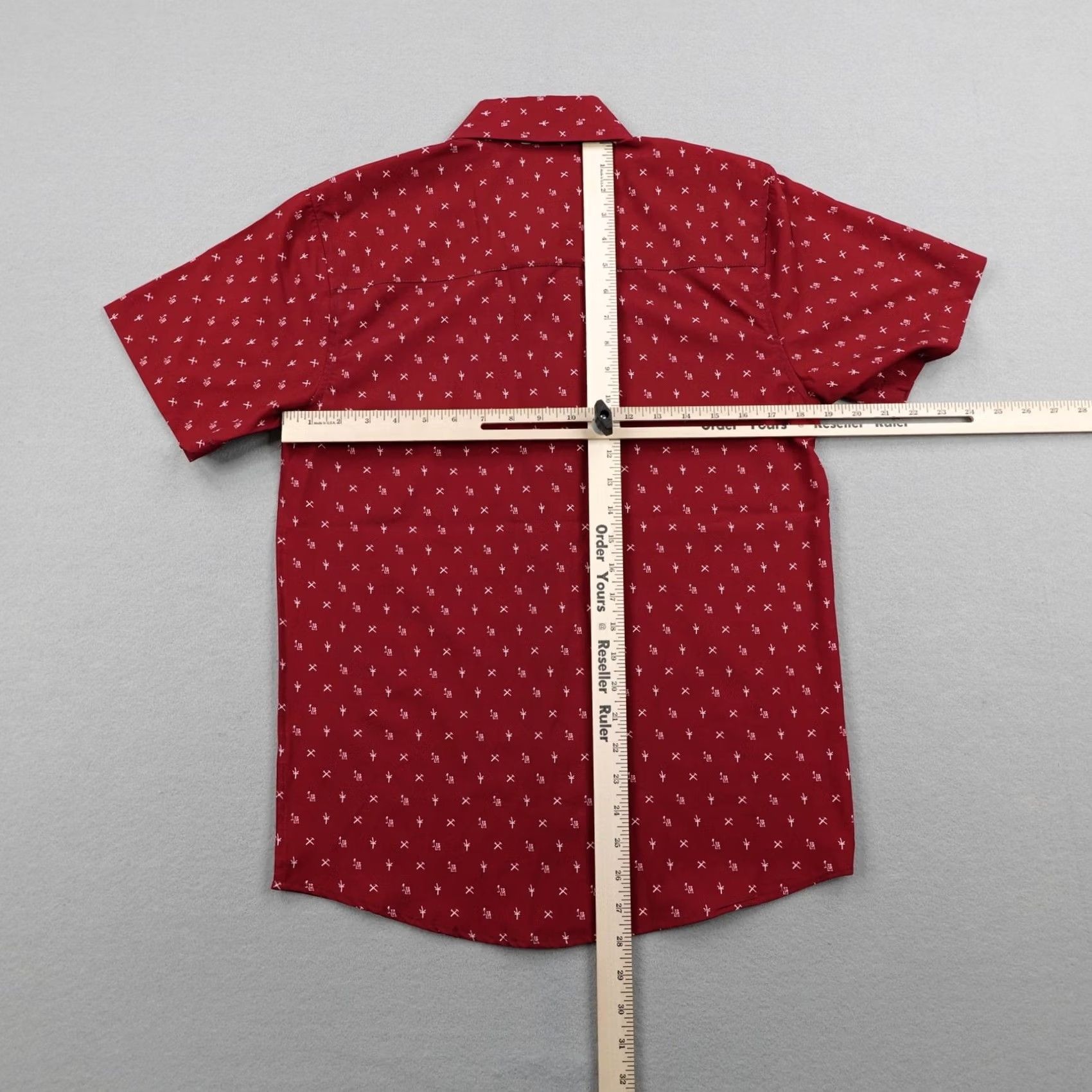 Vintage Dixxon Shirt Mens XS Red Lowrider Cars Button Up Performance Party Size US XS / EU 42 / 0 - 5 Thumbnail