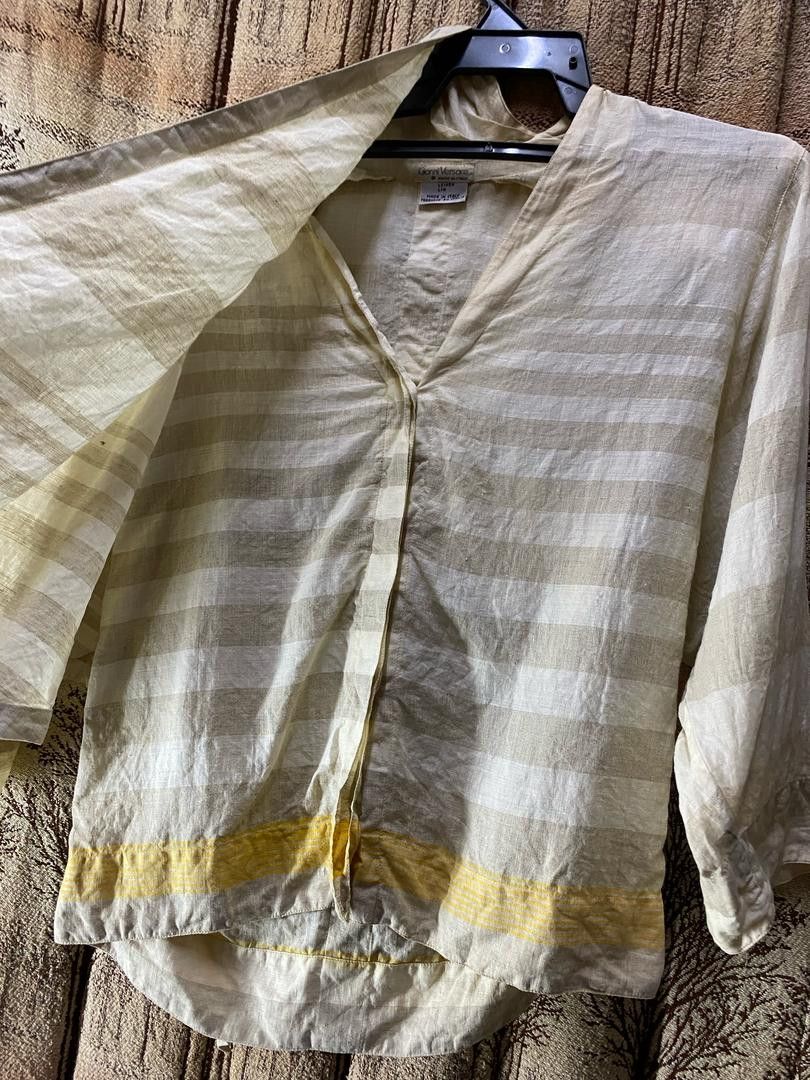 Versace Vintage 80s🔥 Gianni Versace Button stripe - Pocho style Size M / US 6-8 / IT 42-44 - 7 Thumbnail