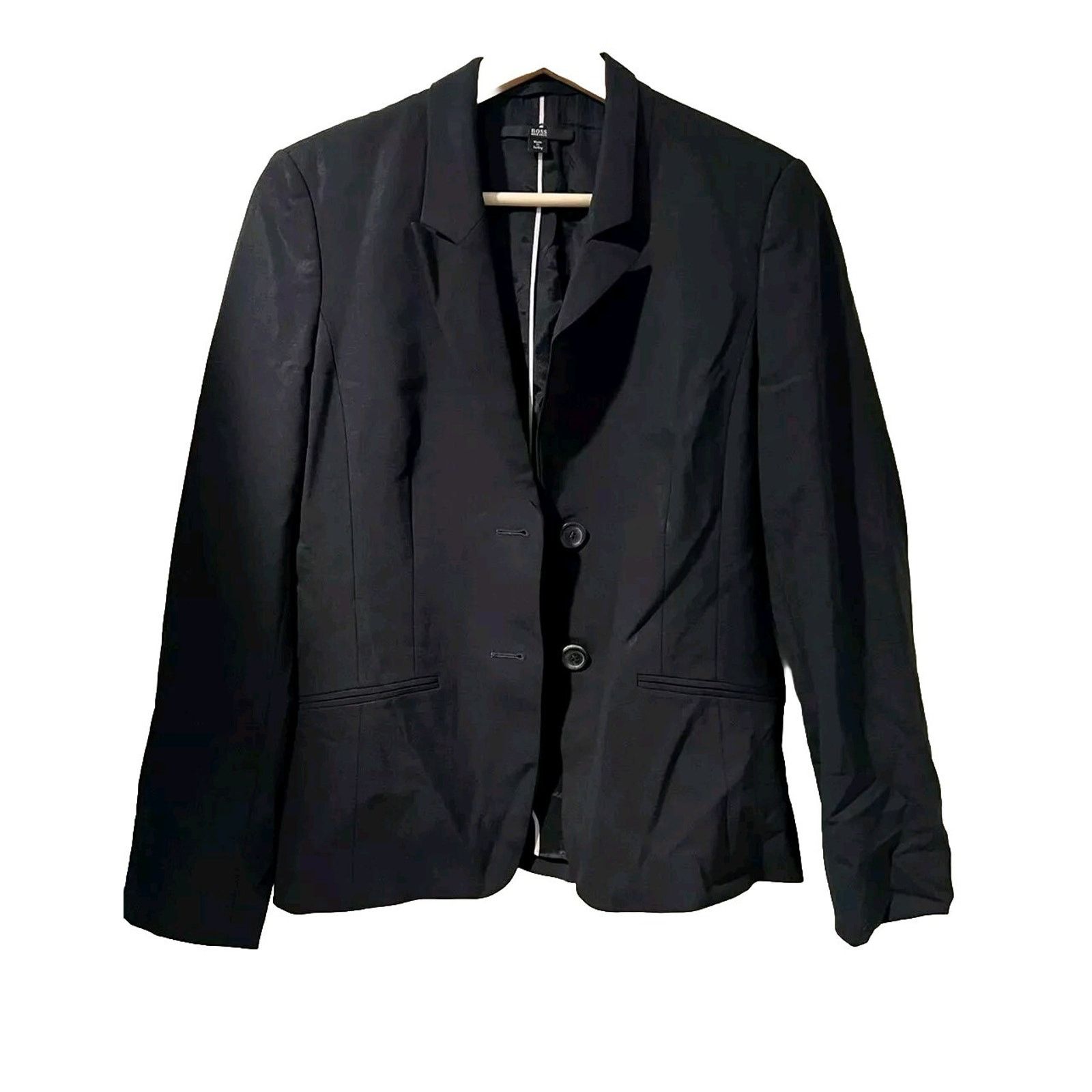 Hugo Boss BOSS Hugo Boss black blazer suit jacket size 2 A001596 Size XS / US 0-2 / IT 36-38 - 1 Thumbnail