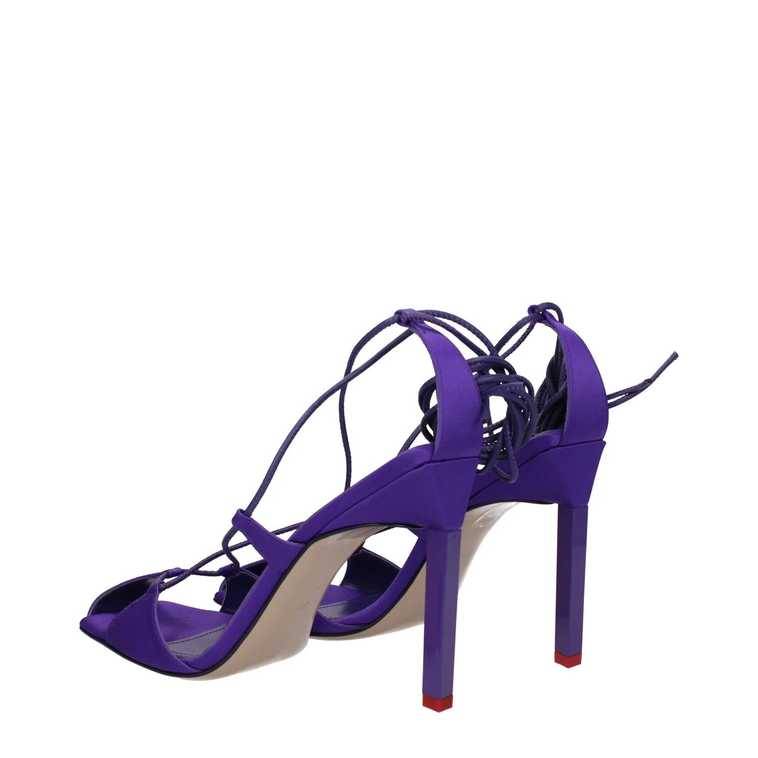 The Attico ob1o1e1224 Fabric Sandals in Violet Size US 9.5 / IT 39.5 - 4 Thumbnail
