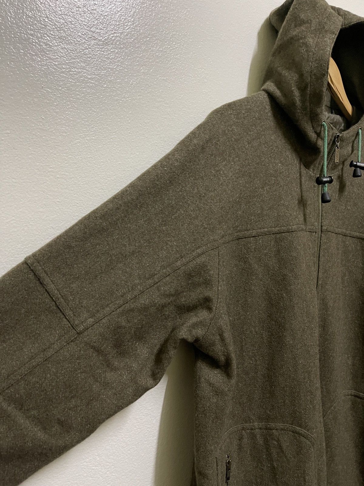 Guess Guess Wool Hoodie Jacket Size US L / EU 52-54 / 3 - 2 Thumbnail