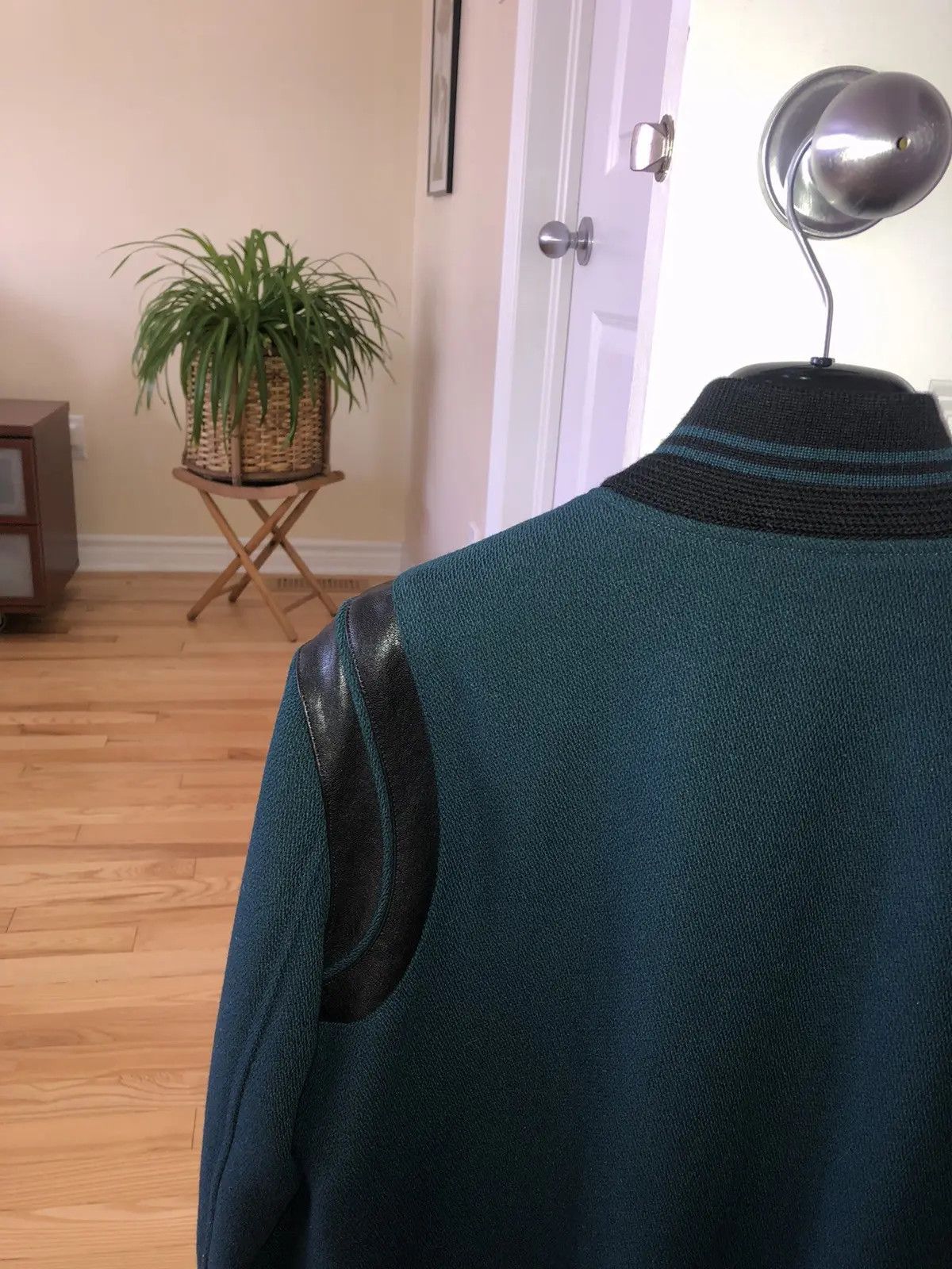 Hedi Slimane × Saint Laurent Paris Saint Laurent Teal Teddy size Small (46) Size US S / EU 44-46 / 1 - 10 Thumbnail