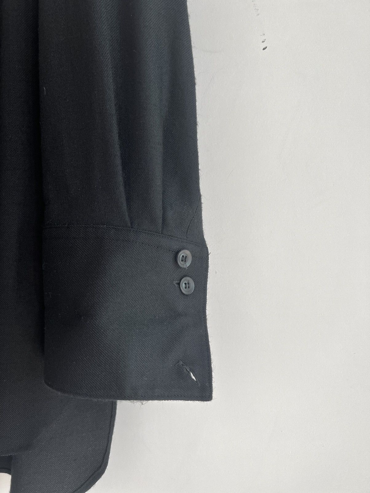 Yohji Yamamoto Yohji Yamamoto Pour Homme WOOL VIYELLA DOUBLE STAND BLOUSE Size US M / EU 48-50 / 2 - 7 Thumbnail