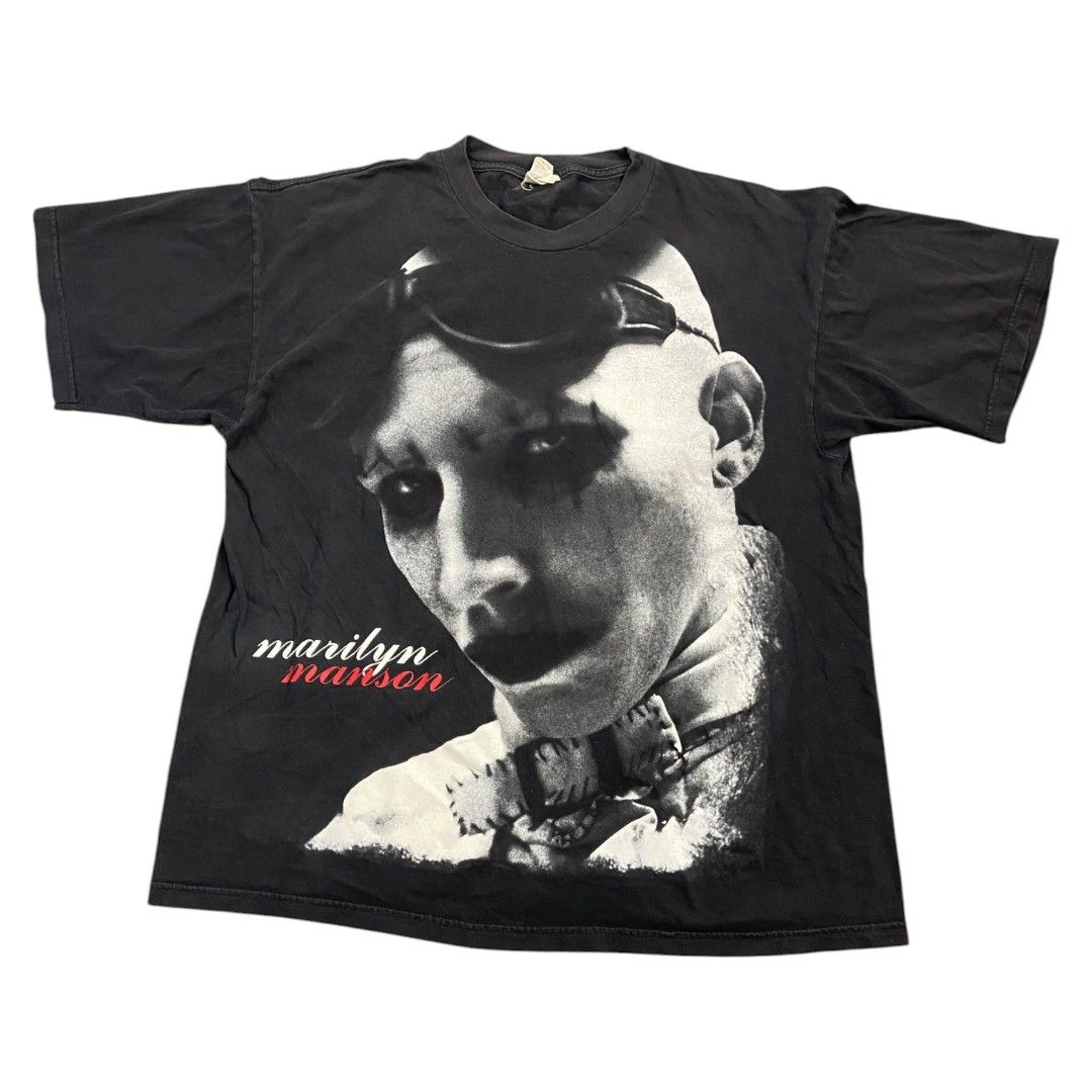 Other 【MARILYN MANSON】マリリンマンソン 90'sフォトプリントTシャツ Size US XL / EU 56 / 4 - 7 Thumbnail