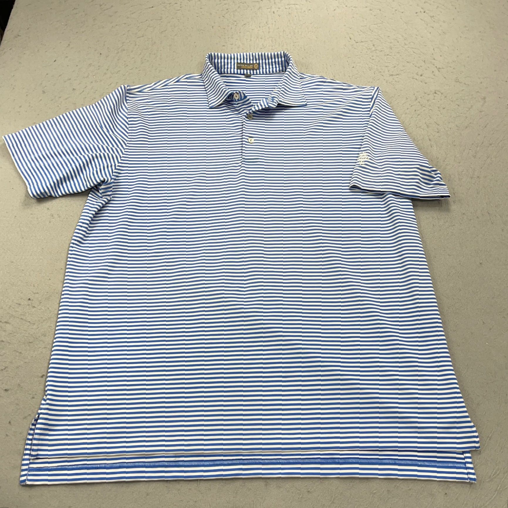Peter Millar Peter Millar Interlachen Polo Shirt Mens XL Blue Purple Summer Comfort Golf Shirt Polo Mens XL Blue Purple Size US XL / EU 56 / 4 - 2 Thumbnail