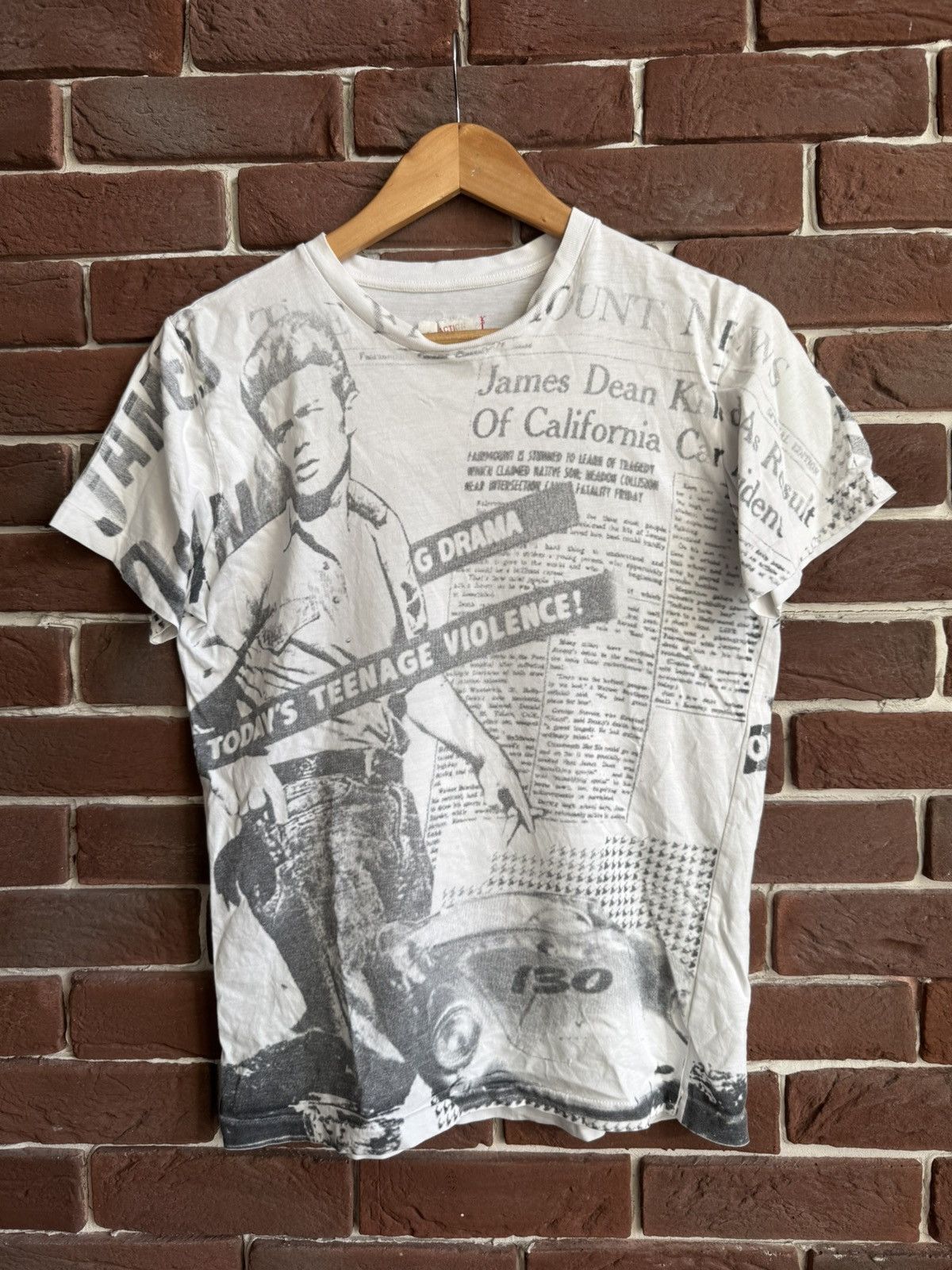 Acne Studios Vintage 90s Acne Action Jeans James Dean Band Tshirt Rare S Size US S / EU 44-46 / 1 - 1 Thumbnail