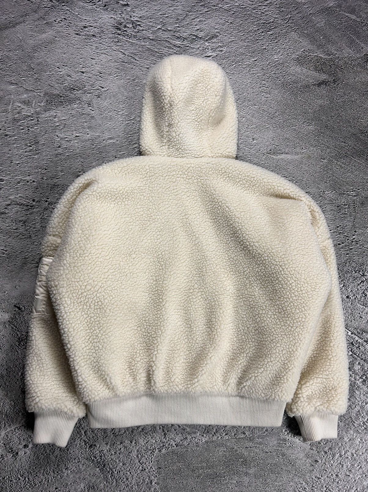 Alpha Industries Alpha Industries sherpa zip hoodie white Size US M / EU 48-50 / 2 - 9 Thumbnail