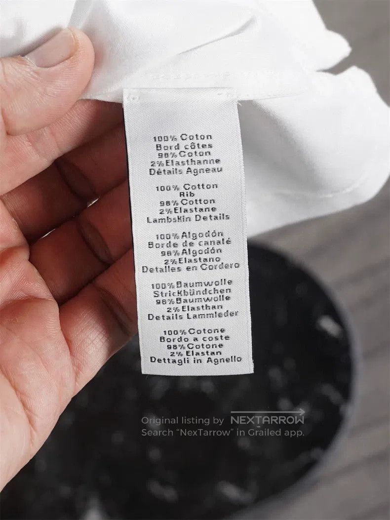 Hermes Hermes White Sea Island Cotton Short Sleeve T-Shirt Size US L / EU 52-54 / 3 - 6 Thumbnail