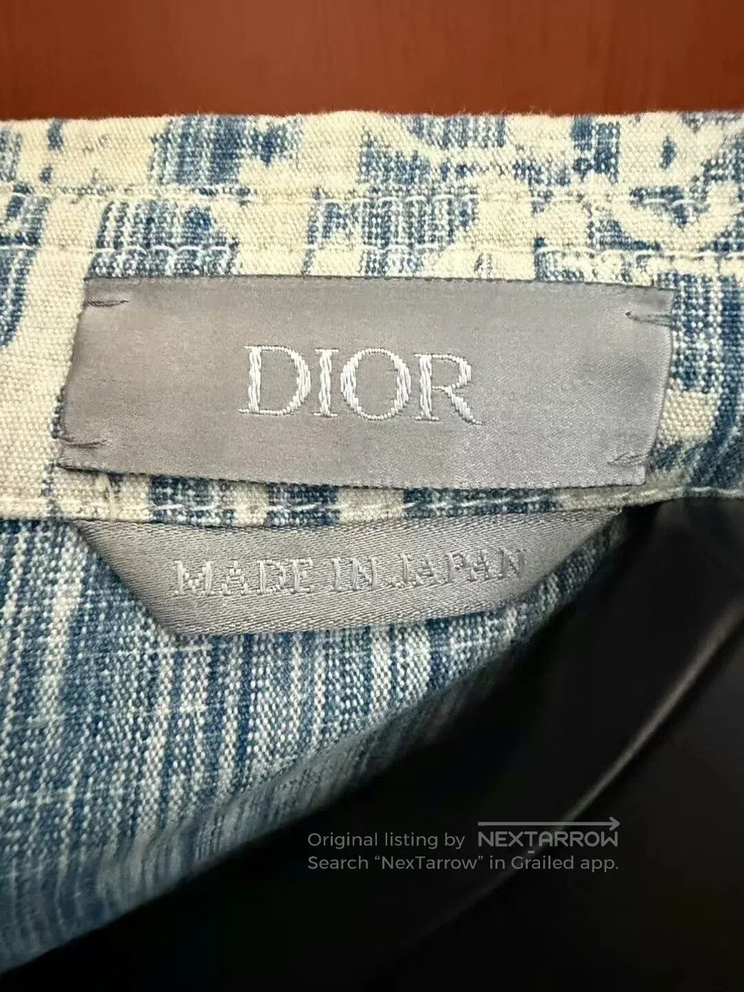 Dior dior blue and white logo denim shirt. Size US L / EU 52-54 / 3 - 2 Thumbnail