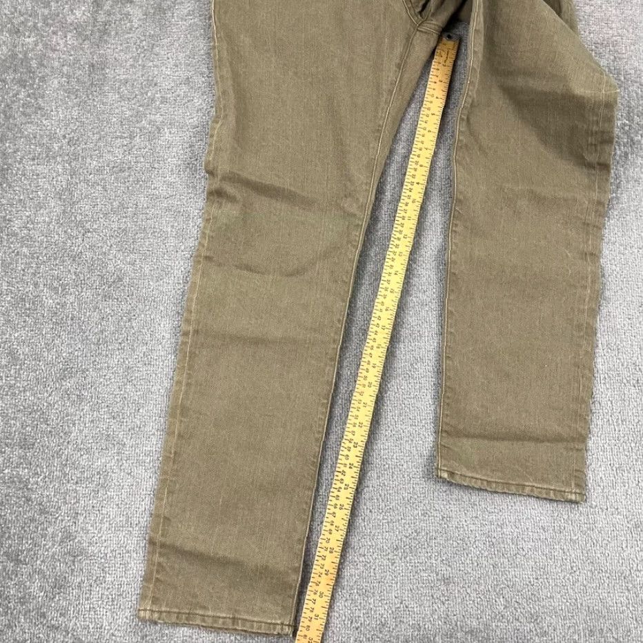 Mavi Mavi Jake Pants Mens 34 x 32 Slim Chino Brown Cotton Casual 5-Pocket Zip Button Mid Rise Mens Size US 34 / EU 50 - 6 Thumbnail
