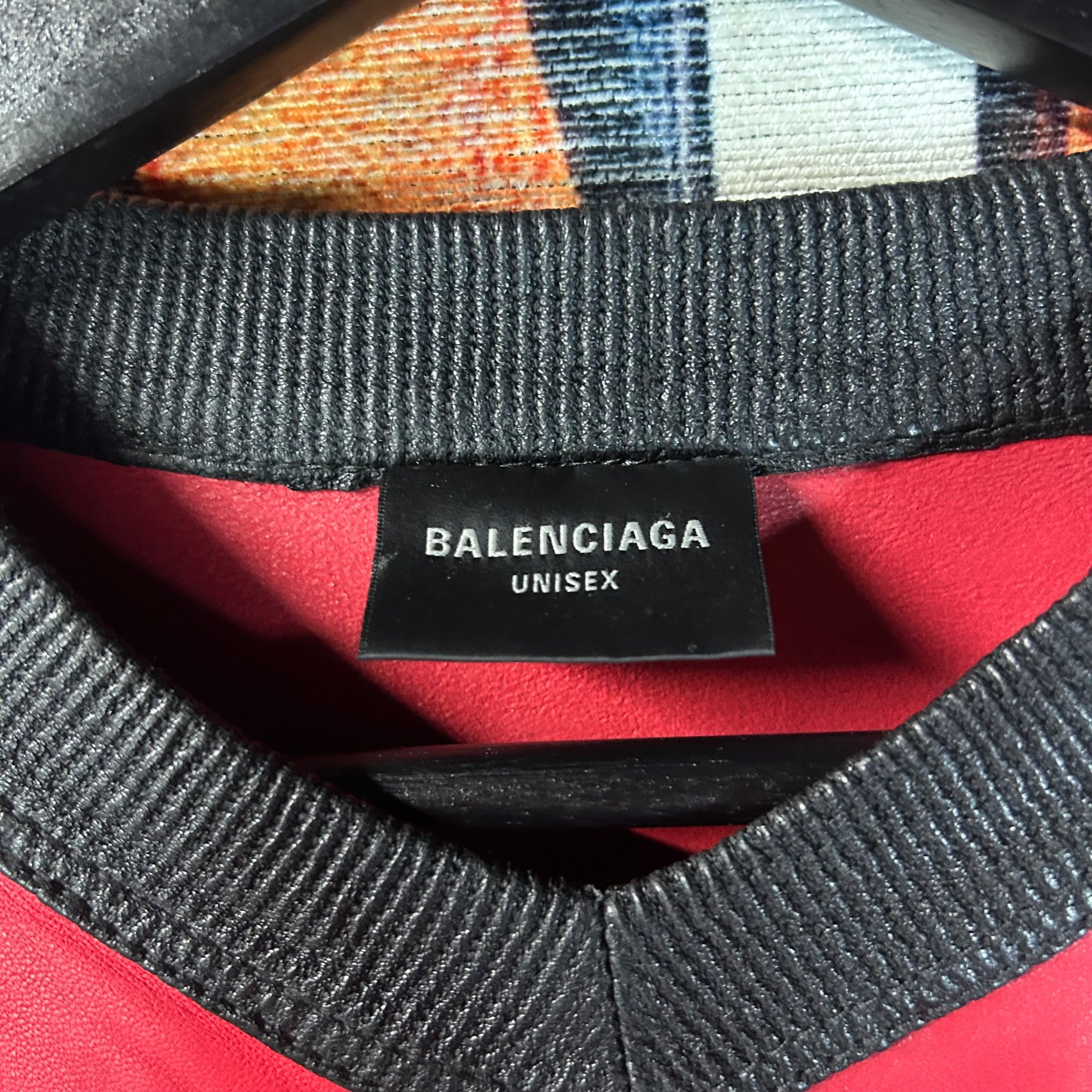 Balenciaga Balenciaga Football Jersey Leather Size Large MSRP $5590 Size US L / EU 52-54 / 3 - 3 Thumbnail