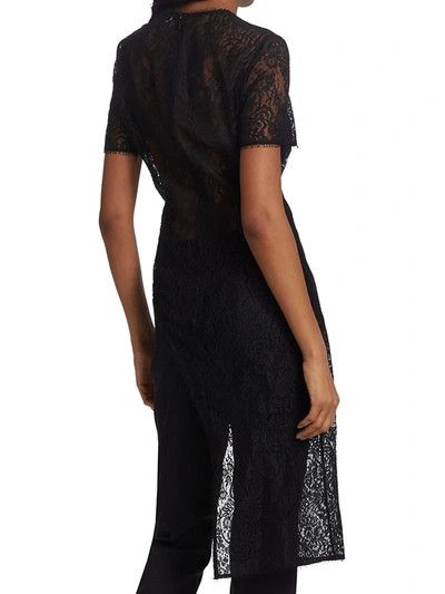 Alexander McQueen o1y0325 Mini Dress in Black Size M / US 6-8 / IT 42-44 - 3 Thumbnail