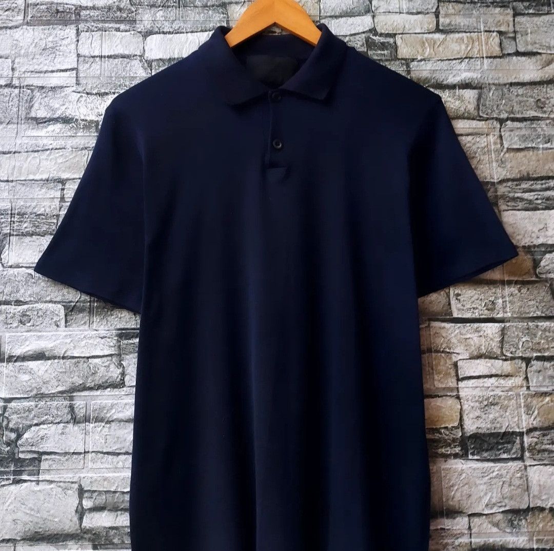 Prada Vtg PRADA Polo Shirt Navy Size US L / EU 52-54 / 3 - 2 Thumbnail