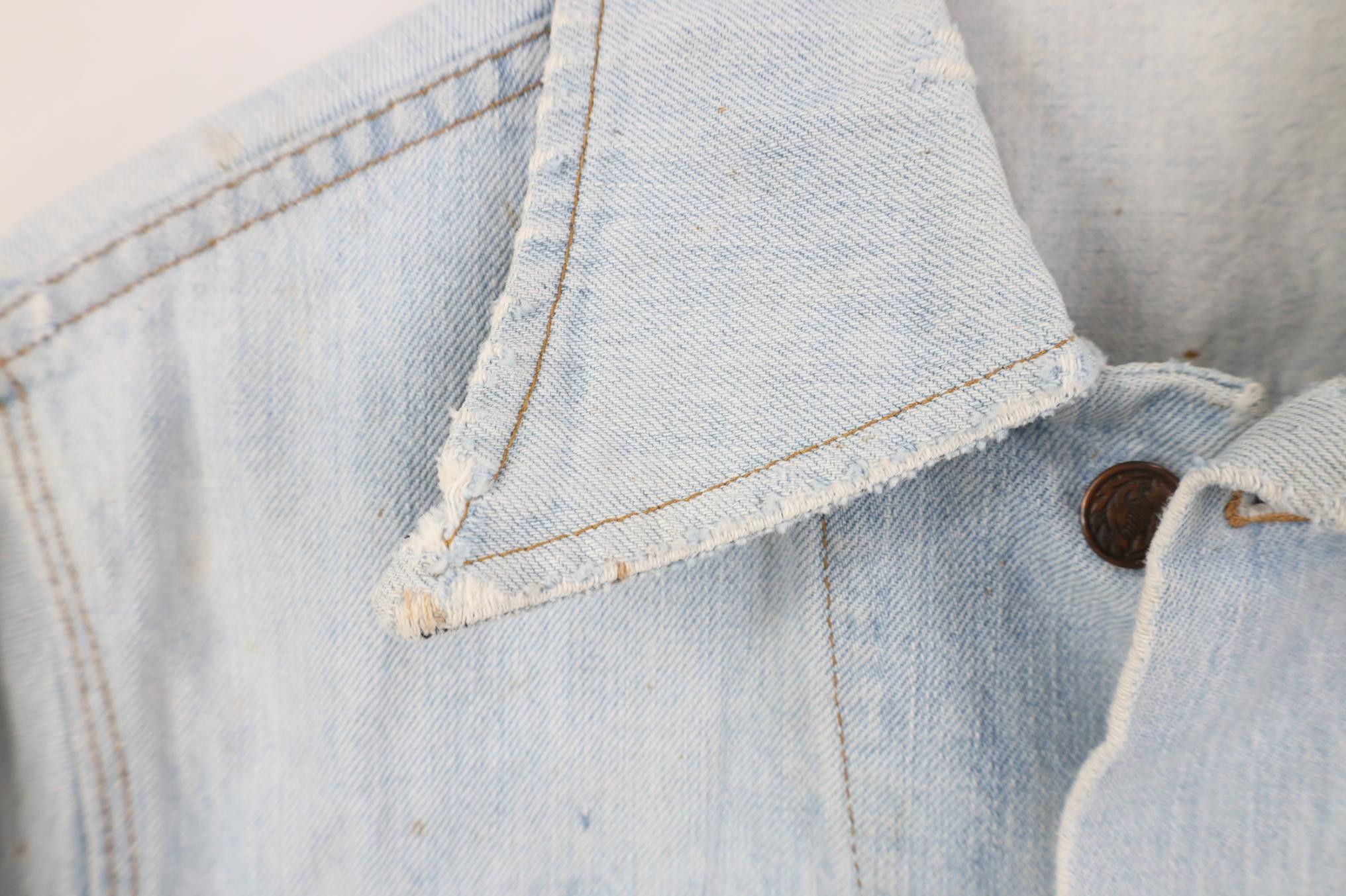 Vintage Vintage 70s Streetwear Denim Jean Trucker Jacket Blue USA Size US M / EU 48-50 / 2 - 10 Thumbnail