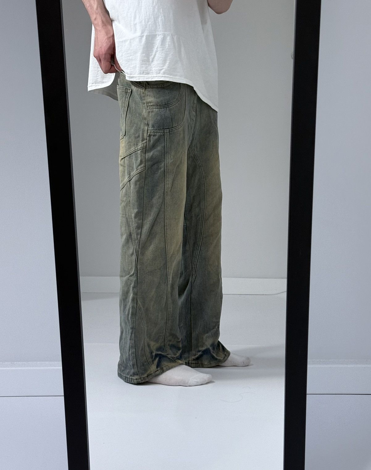 Other Vintage y2k streetwear wide track avantgarde opium jeans Size US 32 / EU 48 - 6 Thumbnail