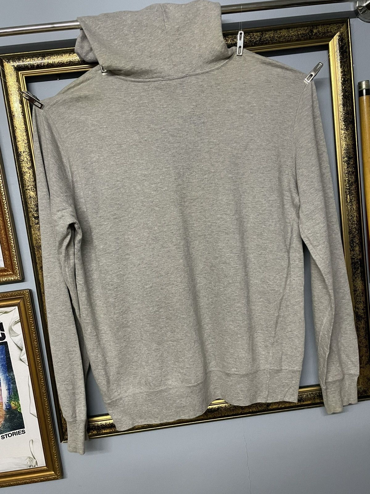 A.P.C. Vintage A.P.C Rue De Furus Paris Blank Distressed Hoodie Size US M / EU 48-50 / 2 - 7 Thumbnail