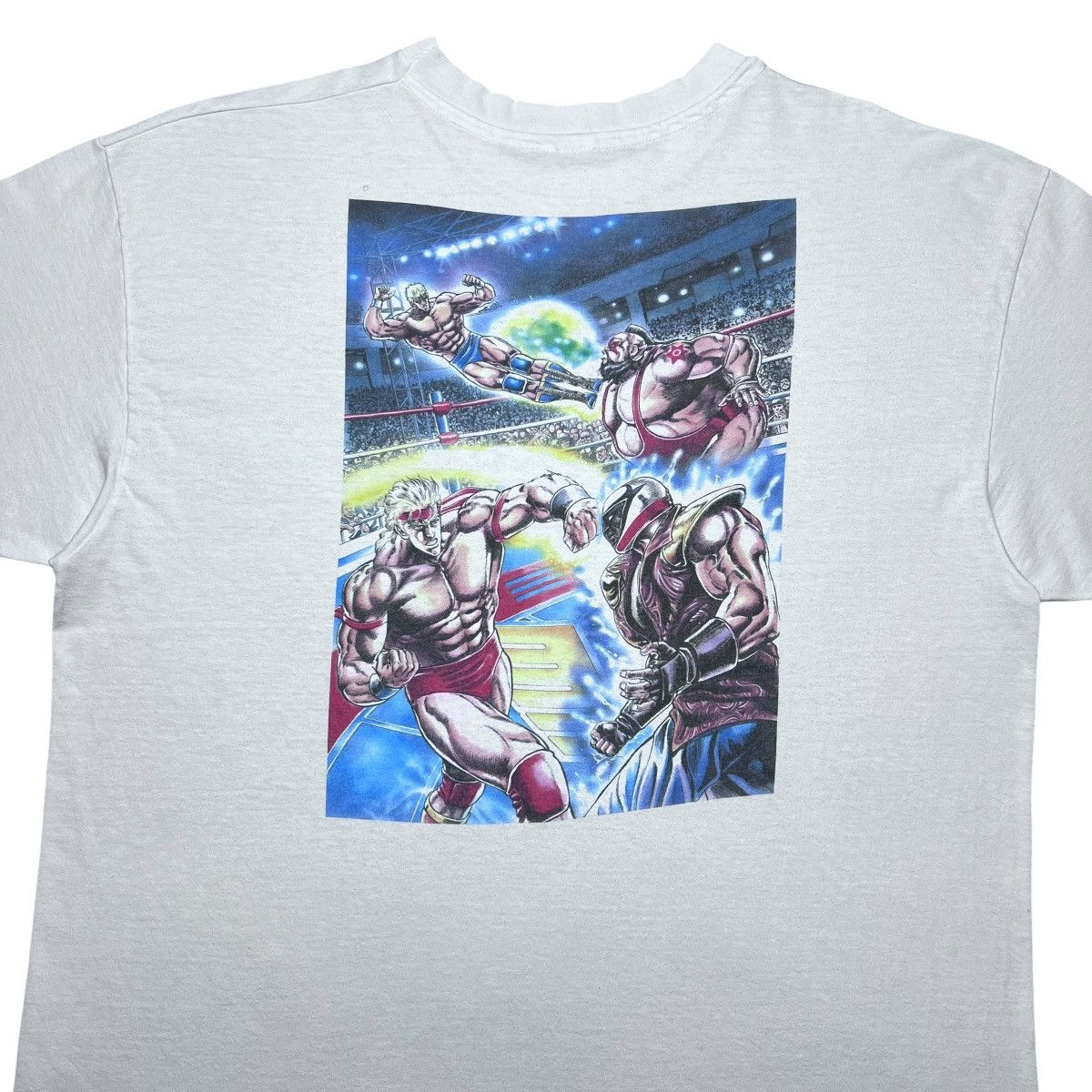 Other Vintage 1994 Ring Of Destruction Slam Masters Capcom T-Shirt Size US XL / EU 56 / 4 - 4 Thumbnail