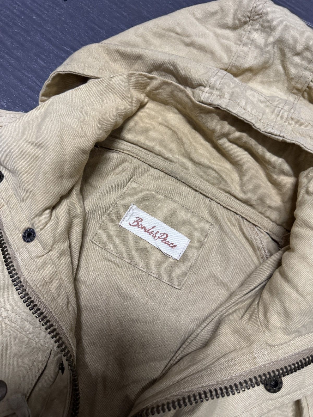 Japanese Brand BOND AND PEACE BORO STYLE ARMY JACKET Size US M / EU 48-50 / 2 - 3 Thumbnail
