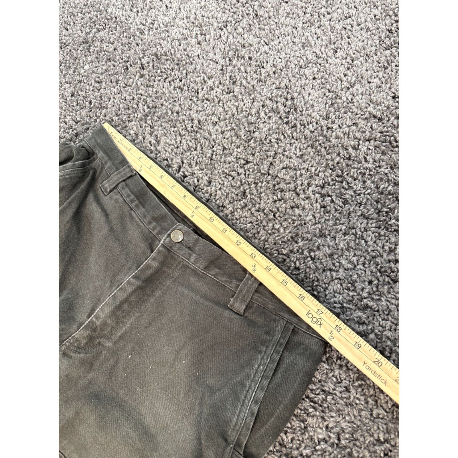 Vintage Arborwear Flannel Lined Carpenter Pants Mens 36x30 Green Pants 34 Inseam 30 Regular Men Green Carpenter Lined Flannel 36x30 Size US 34 / EU 50 - 4 Thumbnail