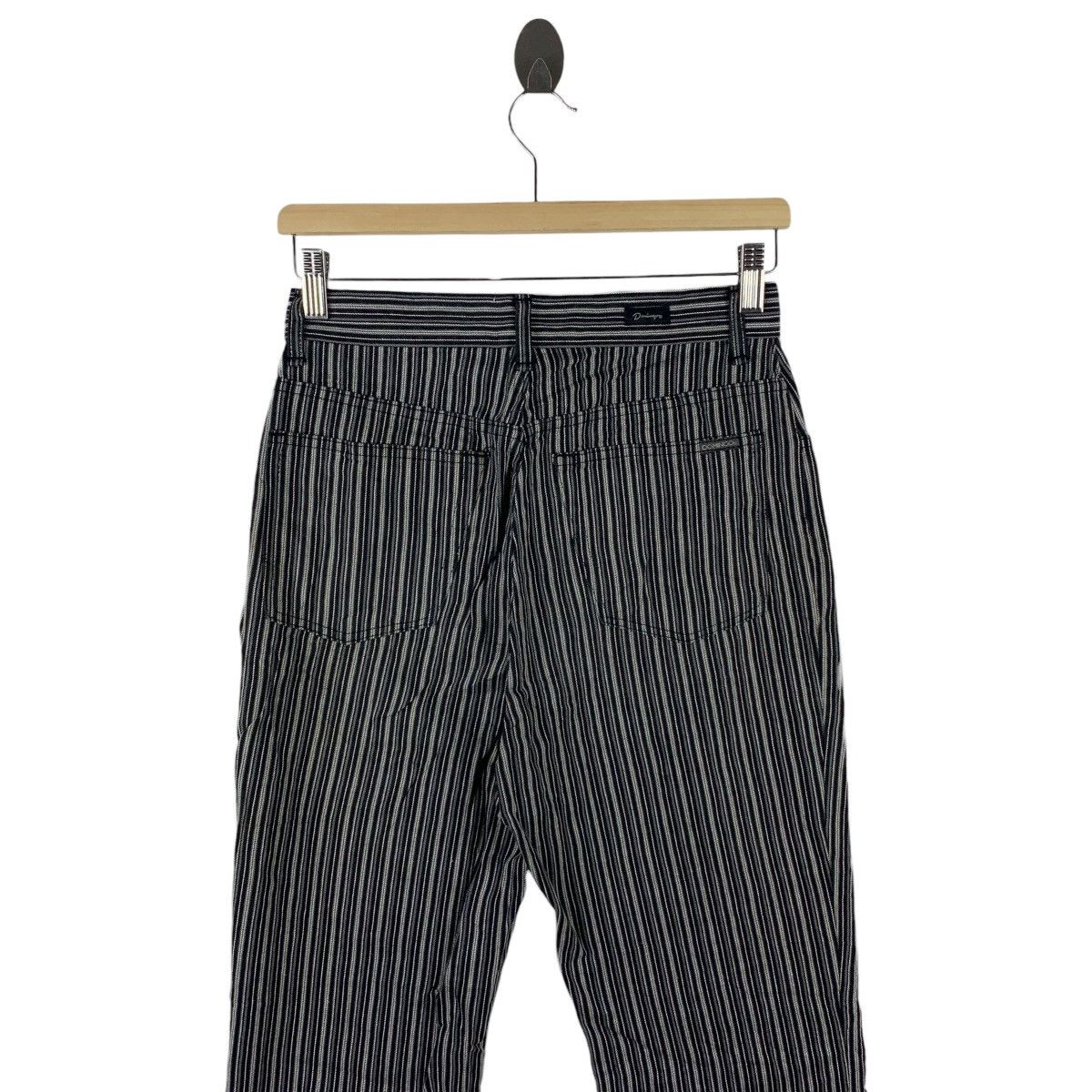 Japanese Brand DOMINGO Stripe flare denim pants Size US 28 / EU 44 - 16 Thumbnail