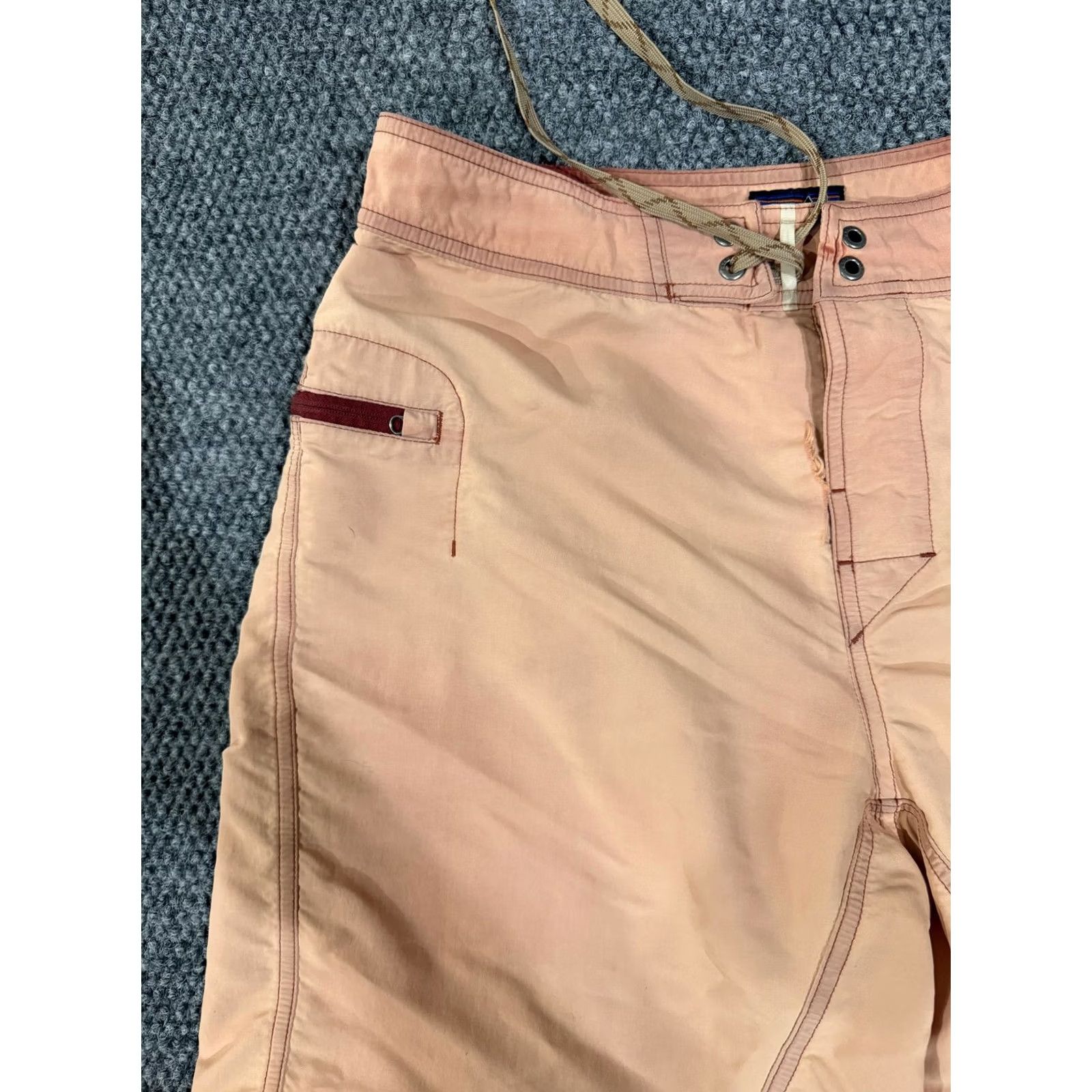 Patagonia Patagonia Board Shorts Mens 32 Orange Quick Dry Nylon Zip Pocket Drawstring Lightweight Surf Swim Trunks Size US 32 / EU 48 - 3 Thumbnail