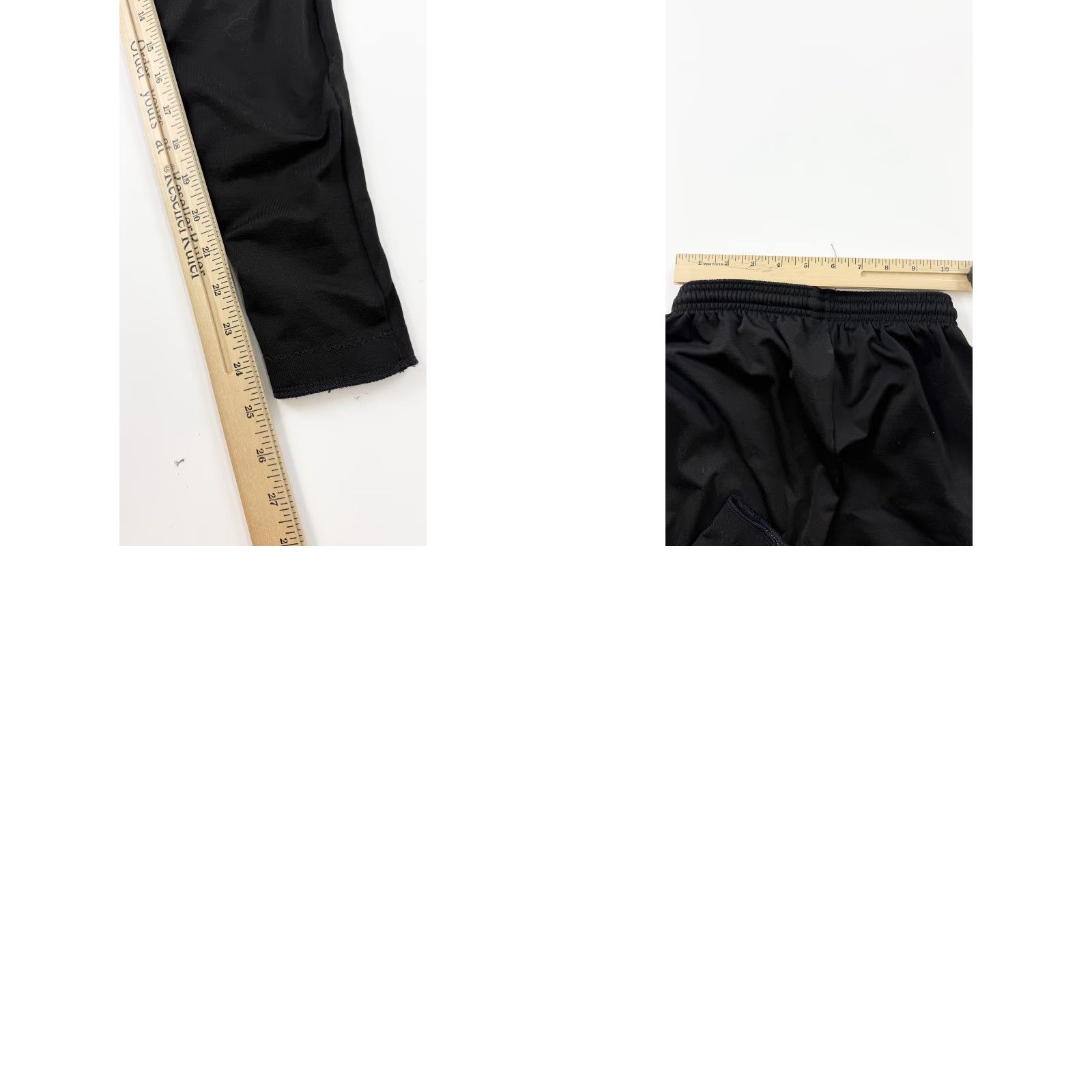 Vintage VINTAGE Black Bottoms Men’s Sweatpants Small Fleece Joggers 90s Retro Sports Size US 29 - 8 Thumbnail