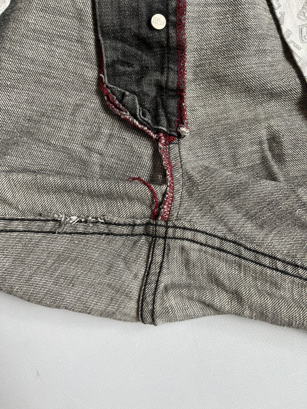 Blind Skateboards × Vintage Blind Skateboards Grey Baggy Distressed Usa Button Pants Size US 36 / EU 52 - 18 Thumbnail