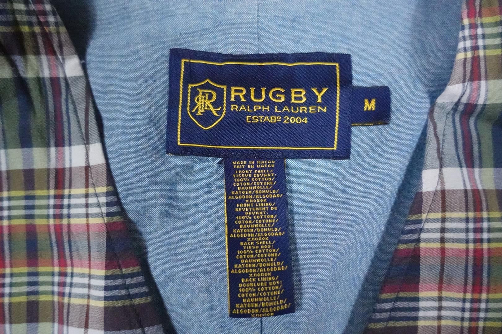 Polo Ralph Lauren Ralph Lauren Rugby Vest Waistcoat Madras Plaid RARE M Size US M / EU 48-50 / 2 - 3 Thumbnail