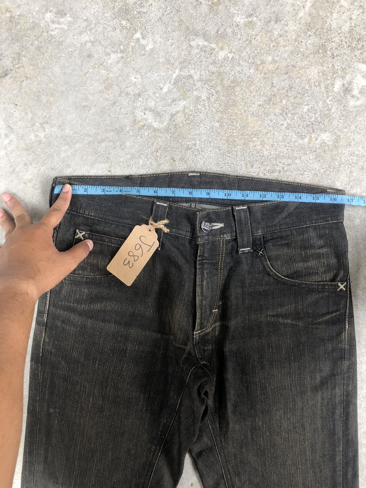 Lee Japanese Lee Flared Jeans Distressed Jeans Size US 33 - 16 Thumbnail