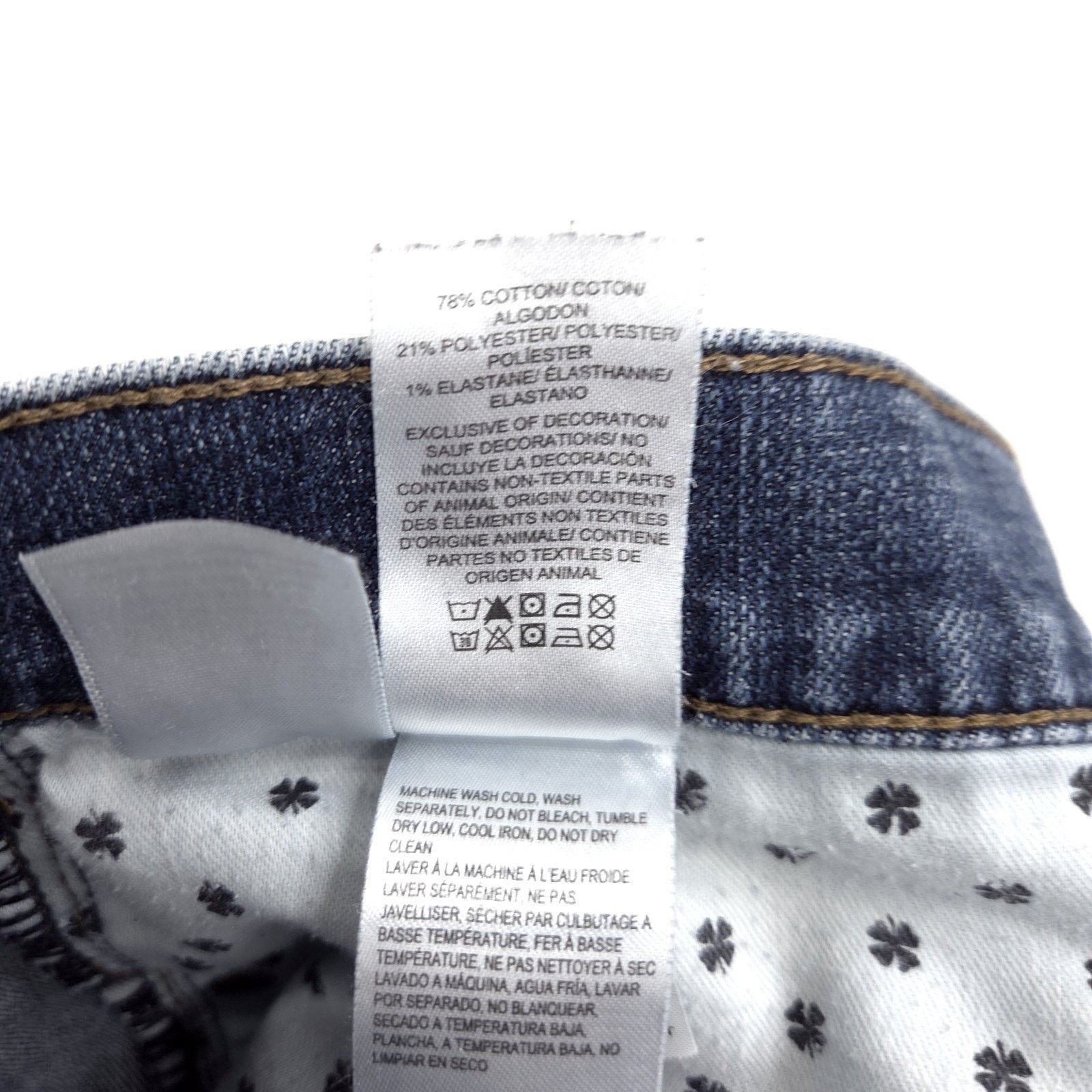 Lucky Brand Lucky Brand 221 Straight Jeans Mens 38x33 Blue Stretch Size US 38 / EU 54 - 4 Thumbnail