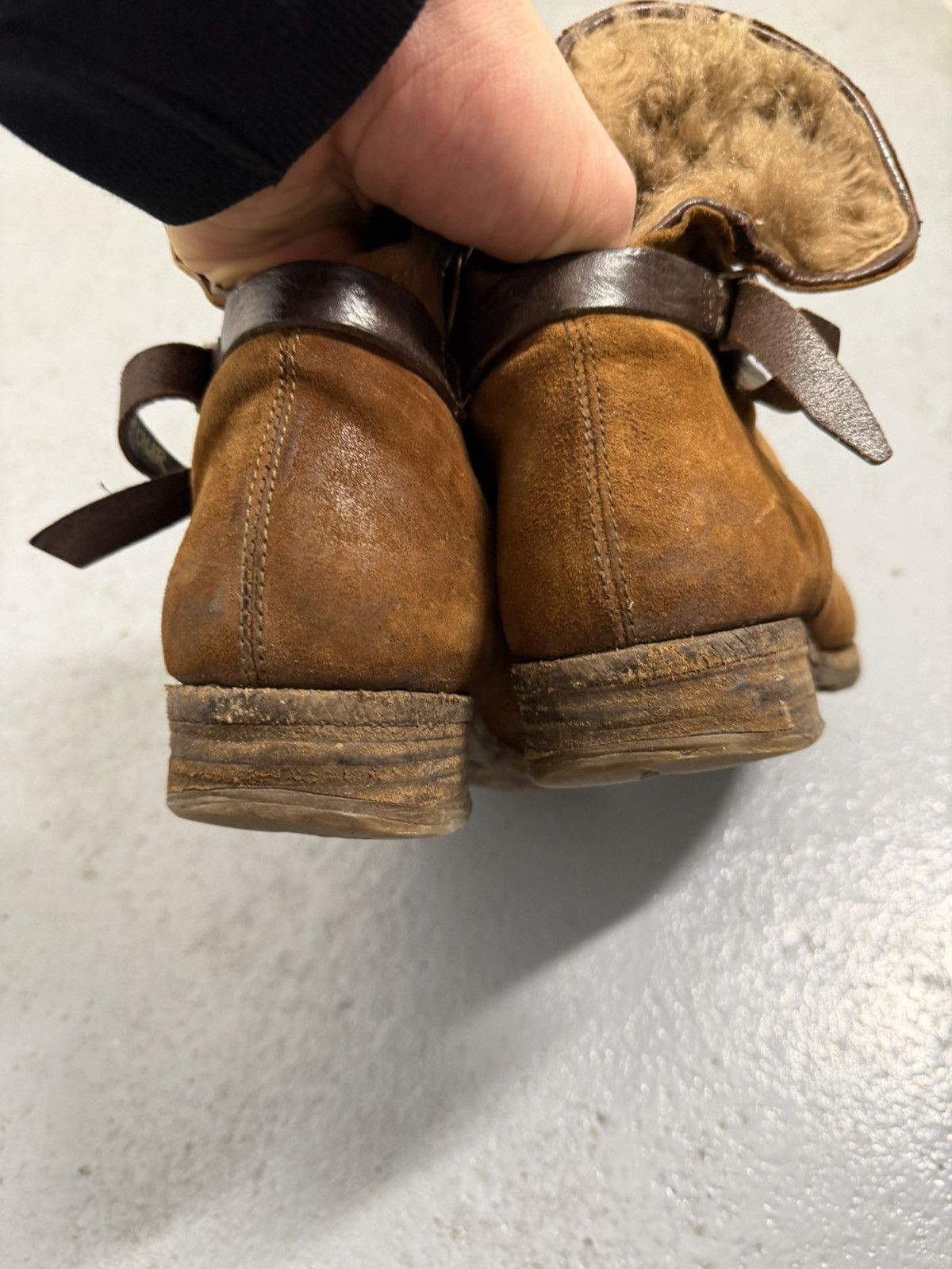 A.S.98 Avant-garde A.S.98 Fur Nubuk Leather Boots Size US 7 / EU 40 - 11 Thumbnail