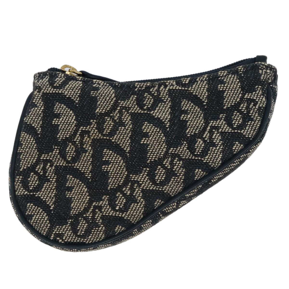 Dior Saddle Navy Canvas Wallet (Pre-Owned) Size ONE SIZE - 1 Thumbnail