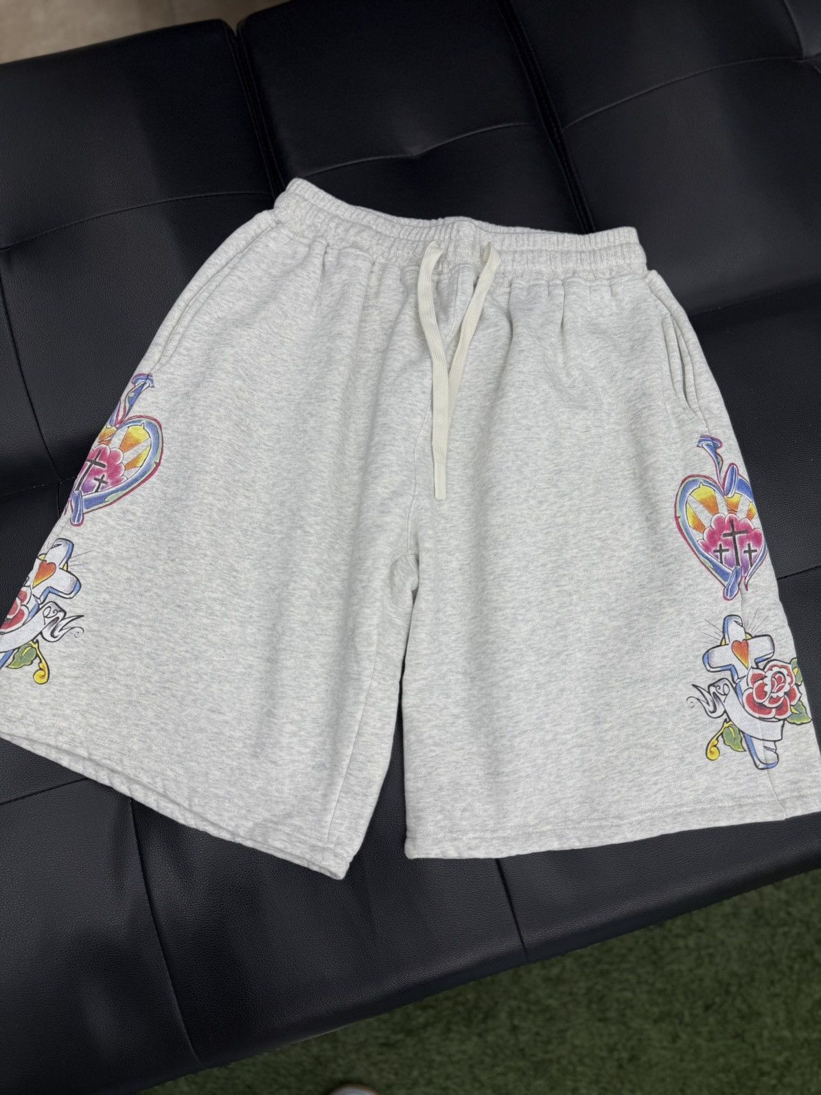 Other We Are Righteous Grey Cotton Shorts Size M (NEW) Size US 30 / EU 46 - 1 Thumbnail