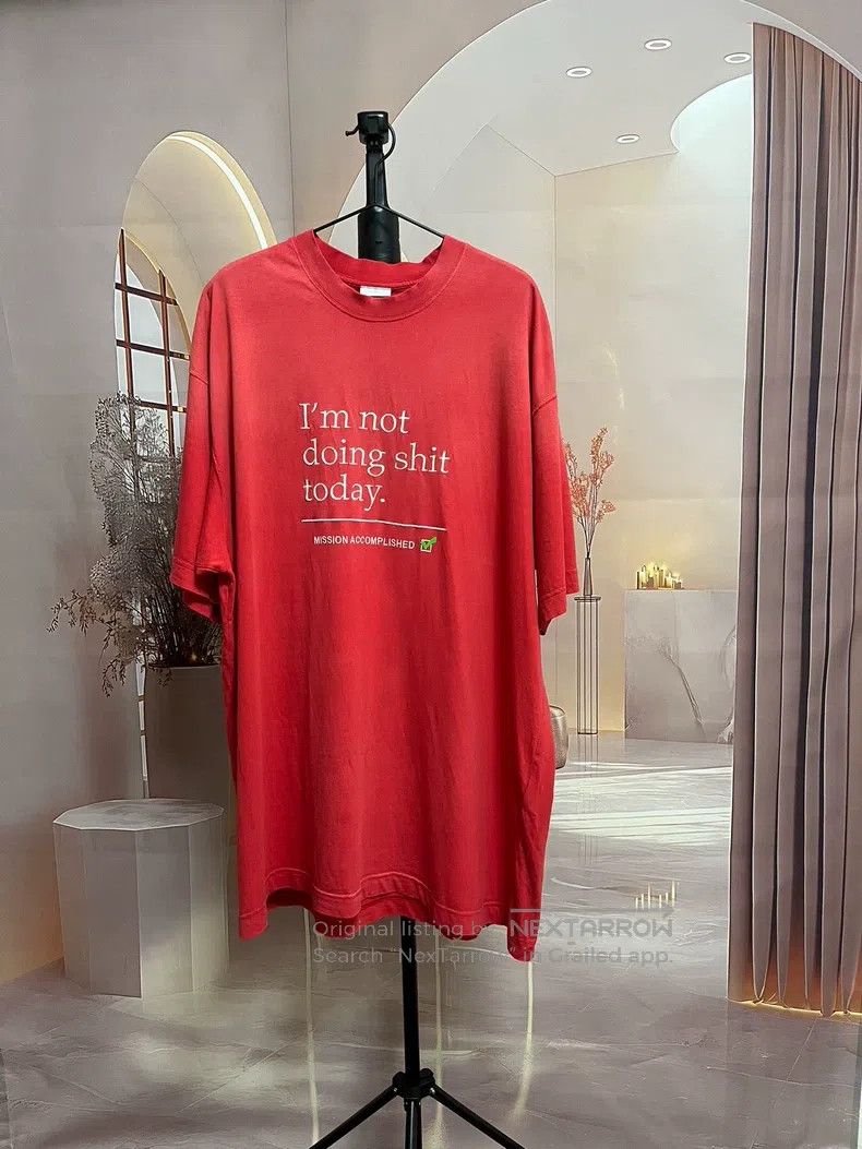 Vetements Vetements Laid-Back Slogan Short Sleeve Size US XS / EU 42 / 0 - 1 Thumbnail