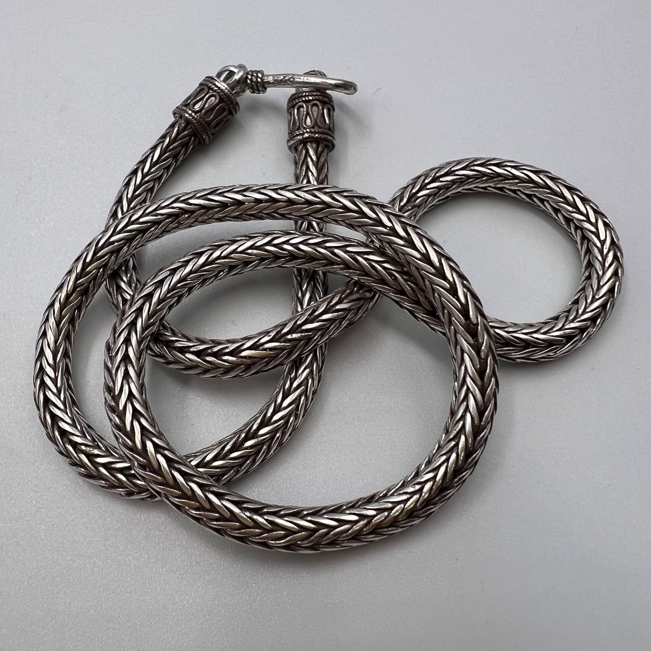 Vintage Sterling Silver 925 Chain Necklace Marked 37.6 gr
