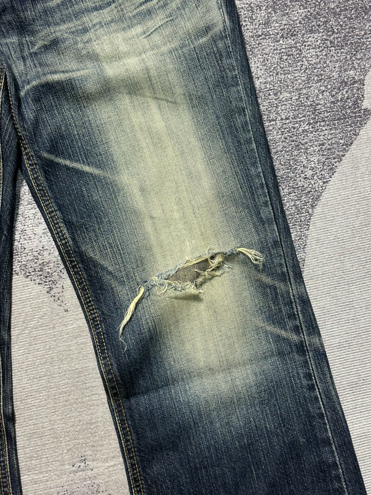 Edwin Edwin 503 Blue Trip Washed Bobcut Denim Size US 32 / EU 48 - 5 Thumbnail