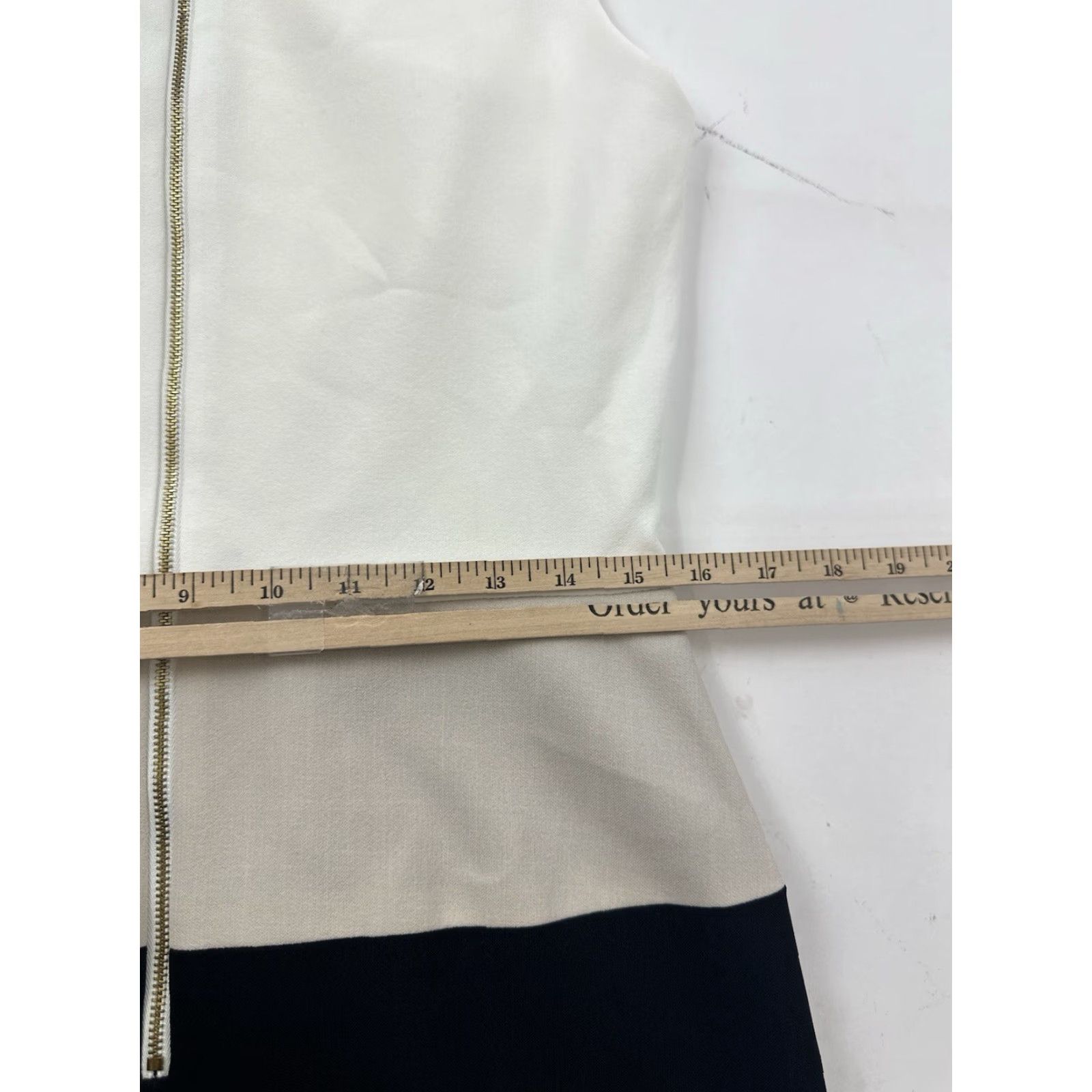 Ralph Lauren Ralph Lauren Dress Women’s 10 Black Ivory Colorblock Midi A-Line Round Neck Sleeveless Pullover Flower Pattern Size L / US 10 / IT 46 - 7 Thumbnail