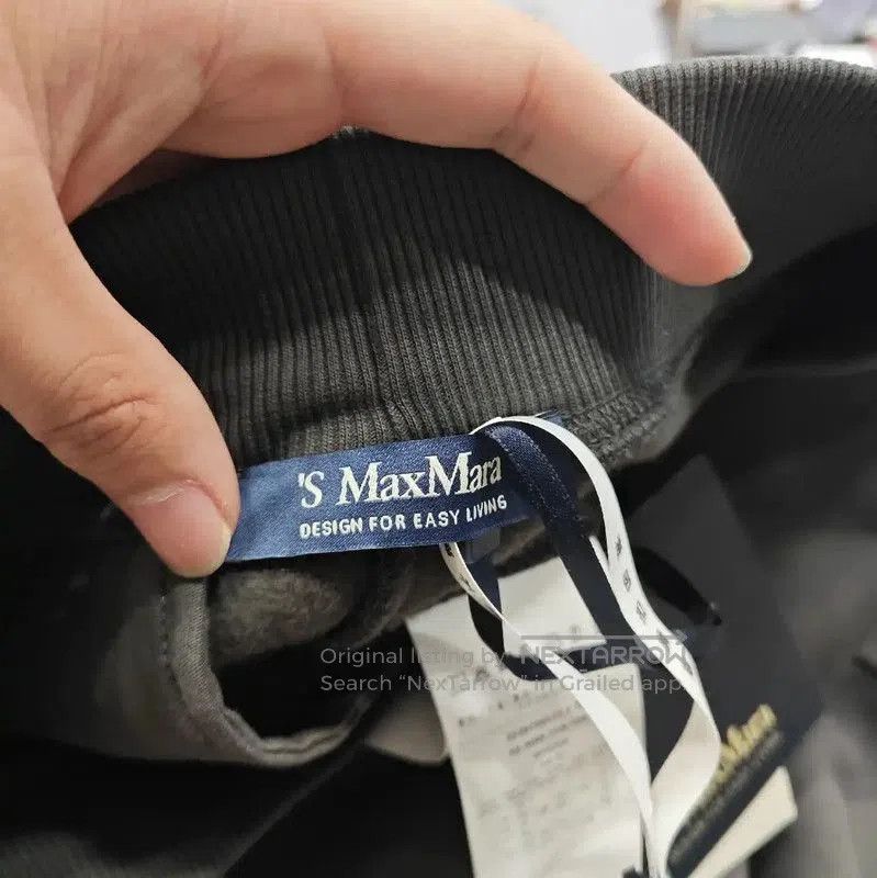 Max Mara MaxMara Casual Women's Cotton Pants in Black Gray . Size 23" - 4 Thumbnail