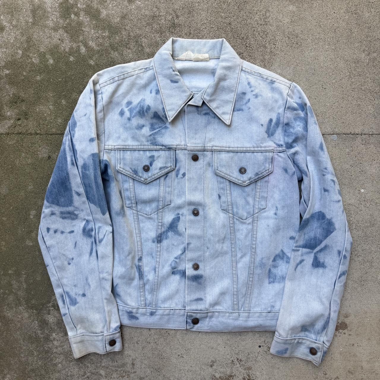 JCPenney vintage jcpenney denim jean jacket tie dye acid bleach Size US M / EU 48-50 / 2 - 2 Thumbnail