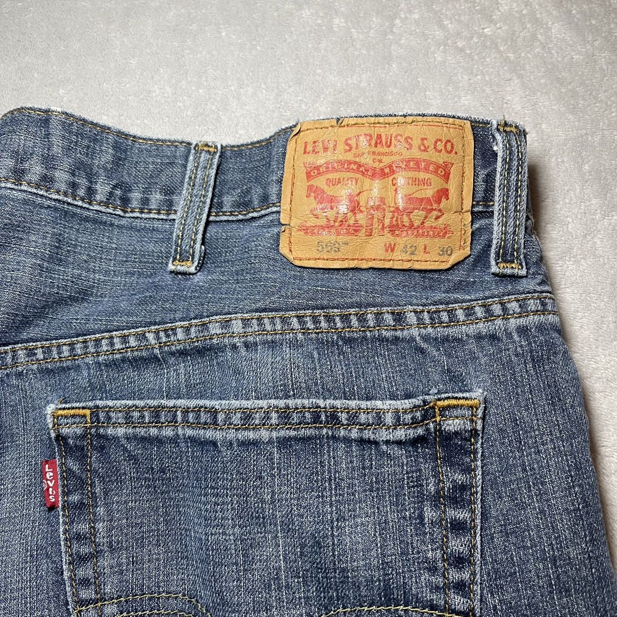 Levi's Vintage Levis 569 Straight Leg Jeans Mens 42x30 Blue Y2K Size US 42 / EU 58 - 3 Thumbnail