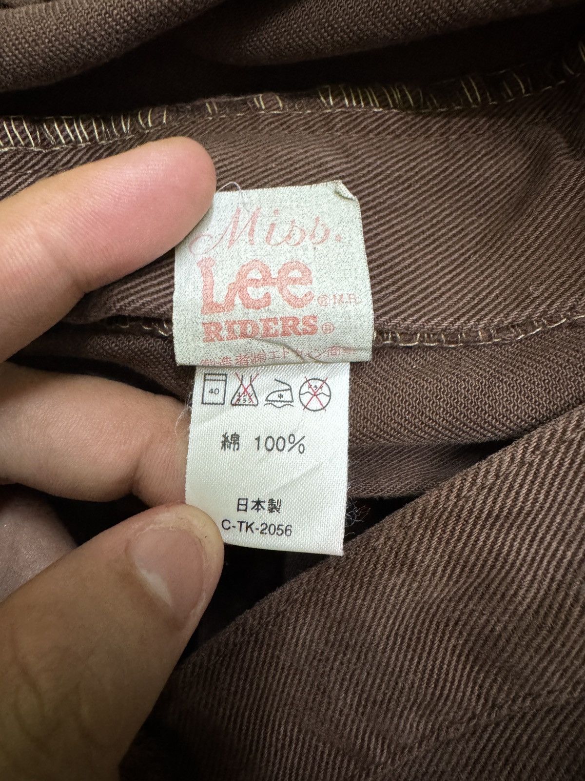 Lee Flared Miss Lee Bootcut Brown Usa Denim Jeans Size US 27 - 17 Thumbnail