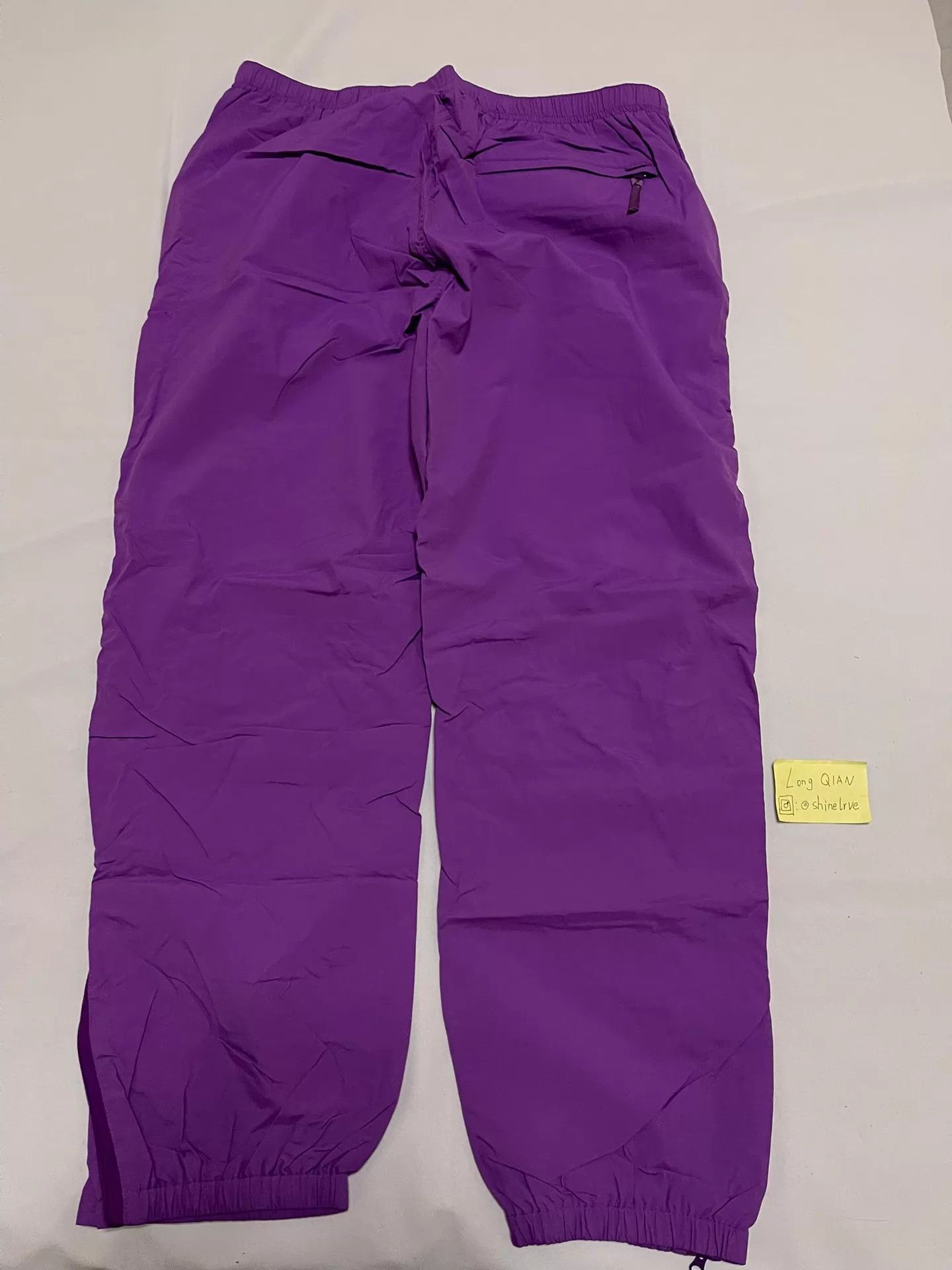 Supreme Supreme Purple Cuffed Warm Up Pants L New With Tags Size US 34 / EU 50 - 2 Thumbnail