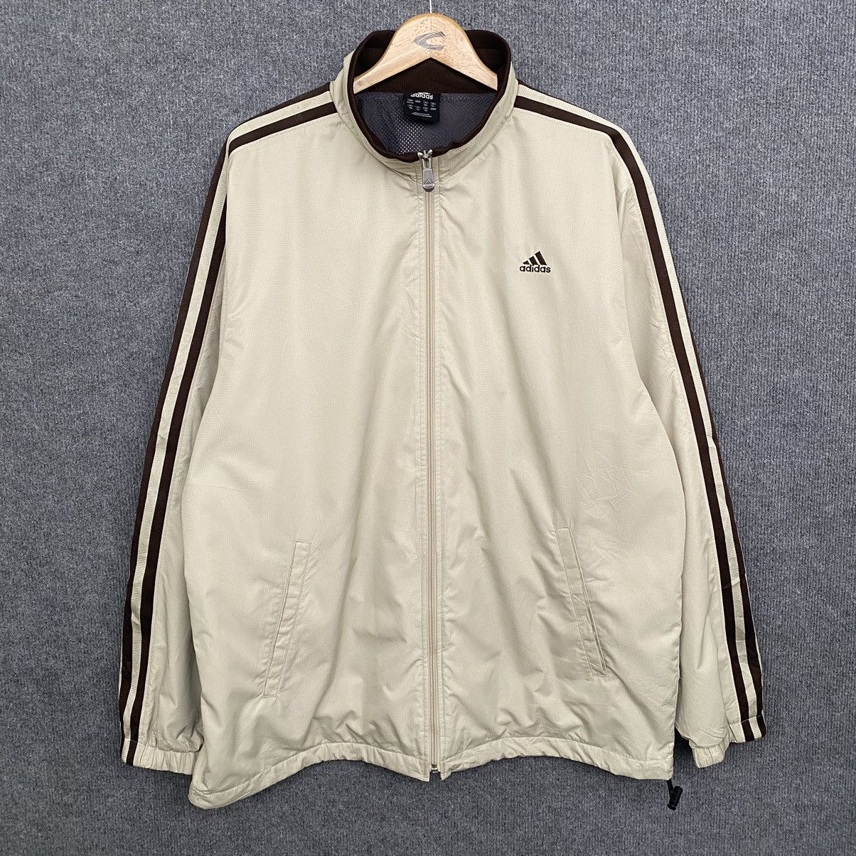 Adidas × Vintage Vintage Y2K Adidas Jacket Windbreaker Size US XXL / EU 58 / 5 - 1 Thumbnail
