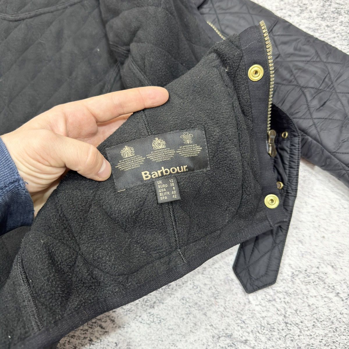 Barbour × Designer Barbour International Quilted Jacket M size 38 US8 Size M / US 6-8 / IT 42-44 - 11 Thumbnail