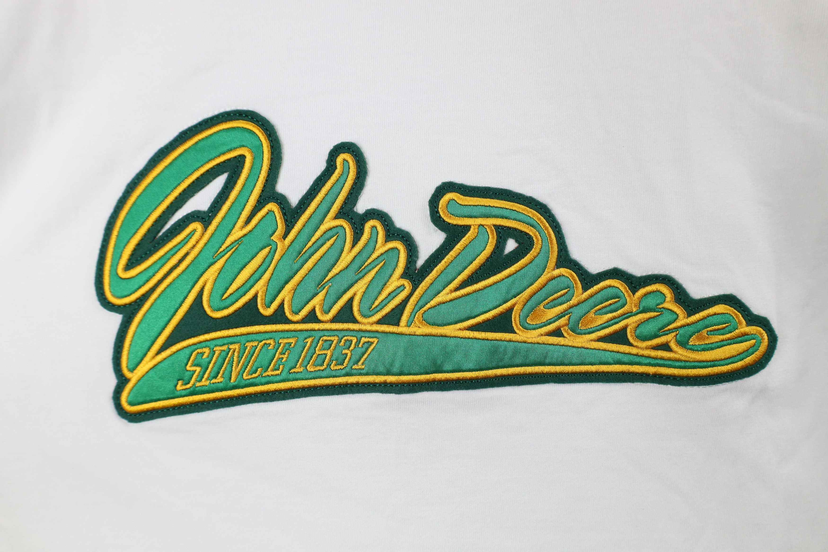 John Deere × Vintage Vintage John Deere Spell 3/4 Sleeve Raglan T-Shirt Cotton Size US XXL / EU 58 / 5 - 5 Thumbnail